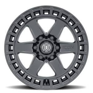 ICON Alloys - ICON ALLOYS RAIDER SAT BLK - 17 X 8.5 / 6 X 120 / 0 MM / 4.75" BS - 3417859447SB - Image 2