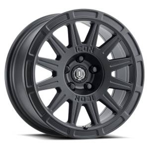 ICON Alloys - ICON ALLOYS RICOCHET SAT BLK - 15 X 7 / 5 X 100 / 15MM / 4.6" BS - 7015705046SB - Image 1