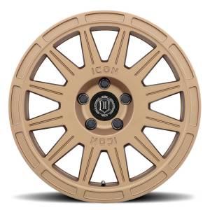 ICON Alloys - ICON ALLOYS RICOCHET SAT GOLD - 17 X 8 / 5 X 100 / 38 MM / 6" BS - 7017805060SG - Image 2