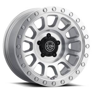 ICON ALLOYS HULSE SILVER MACHINED - 17 X 8.5 / 6 X 135 / 6MM / 5" BS - 8017856350SM