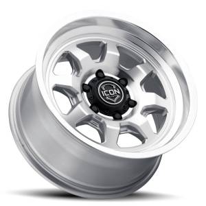 ICON Alloys - ICON ALLOYS NUEVO SILVER MACHINED - 17 X 8.5 / 6 X 135 / 6MM / 5" BS - 8117856350SM - Image 3