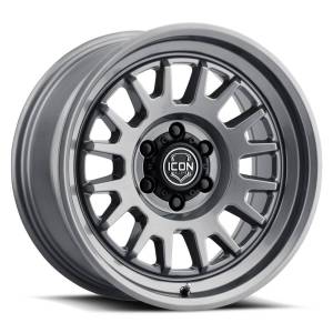 ICON ALLOYS ANZA GUN METAL - 17 X 8.5 / 5 X 5 / -6MM / 4.5" BS - 8217857345GM