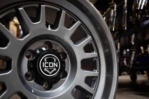 ICON Alloys - ICON ALLOYS ANZA GUN METAL - 17 X 8.5 / 5 X 5 / -6MM / 4.5" BS - 8217857345GM - Image 4