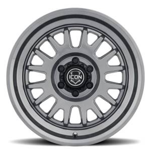 ICON Alloys - ICON ALLOYS ANZA GUN METAL - 17 X 8.5 / 5 X 5 / -6MM / 4.5" BS - 8217857345GM - Image 6