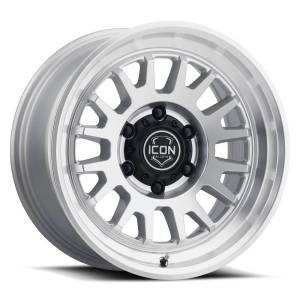 ICON ALLOYS ANZA SILVER MACHINED - 17 X 8.5 / 5 X 5 / -6MM / 4.5" BS - 8217857345SM