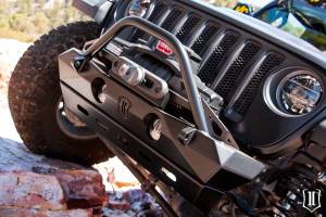 ICON Impact Series Offroad Armor - ICON Impact Series Offroad Armor 18-UP JEEP JL / 20-UP JT PRO SERIES FRONT BUMPER W/ BAR & TABS - 25164 - Image 3