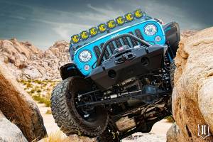 ICON Impact Series Offroad Armor - ICON Impact Series Offroad Armor 07-18 JK PRO SERIES FRONT BUMPER REC WINCH MNT W/ BAR & TABS - 25215 - Image 3