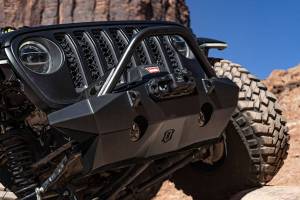 ICON Impact Series Offroad Armor - ICON Impact Series Offroad Armor 18-UP JEEP JL / 20-UP JT PRO RECESSED FRONT BUMPER W/ BAR & TABS - 25244 - Image 2