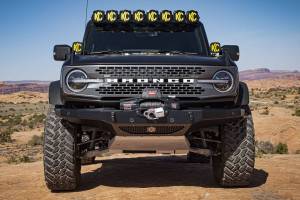 ICON Impact Series Offroad Armor - ICON Impact Series Offroad Armor 21-23 FORD BRONCO PRO SERIES FRONT WINCH BUMPER - 45201 - Image 2