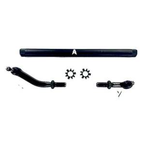 Apex Heavy Duty 2.5 Ton No Flip Drag Link Assembly in Black Anodized Aluminum | 19-22 Jeep Gladiator JT 18-22 Jeep Wrangler JL/JLU. - KIT123