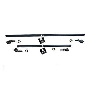 Apex Wrangler 1 Ton Steering Kit With Flip Black Aluminum For 07-18 Wrangler JK - KIT151-YesFlip