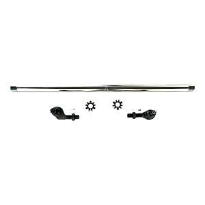 Apex Jeep Wrangler JK - 1 Ton Drag Link Kit - Polished Aluminum - No Flip - KIT157