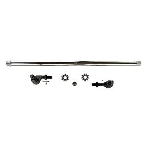 Apex Jeep Wrangler JK - 1 Ton Drag Link Kit - Polished Aluminum - Yes Flip - KIT158