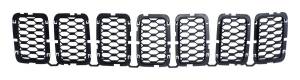 Crown Automotive Jeep Replacement Black Honeycomb Grille Insert Set - 68317863AA