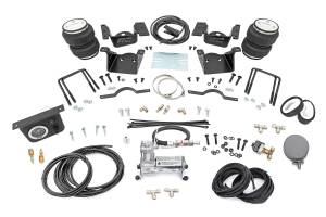 Rough Country Air Spring Kit w/compressor - 0-7.5" Lift - Chevy/GMC 2500HD/3500HD (11-19) - 10007C