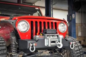 Rough Country - Rough Country Front Stubby Winch Bumper - Jeep Wrangler TJ 4WD (1997-2006) - 1012 - Image 2