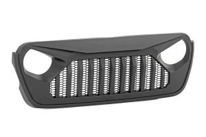 Rough Country Replacement Grille - Angry Eyes - Jeep Gladiator JT/Wrangler 4xe/Wrangler JL (18-23) - 10496