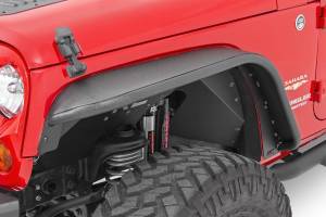 Rough Country - Rough Country Fender Flare - Steel - Front - Jeep Wrangler JK (2007-2018) - 10531 - Image 1