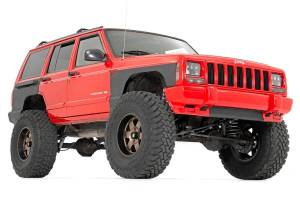 Rough Country - Rough Country Fender & Quarter Panel Armor - Front - Combo - Jeep Cherokee XJ (97-01) - 10577_A - Image 4