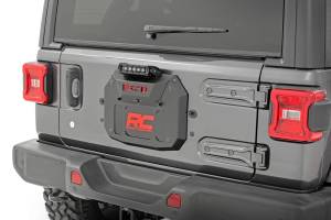 Rough Country - Rough Country Spare Tire Carrier Delete - 8 Inch BLK Ser LED - Jeep Wrangler JL (18-23) - 10584 - Image 2