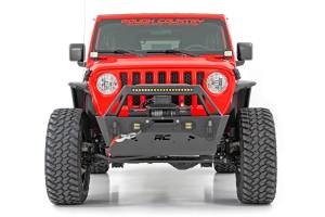 Rough Country Front Bumper - Stubby - Trail - Jeep Gladiator JT/Wrangler 4xe/Wrangler JK/Wrangler JL - 10597A