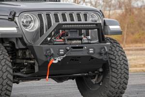 Rough Country - Rough Country Front Bumper - Stubby - Trail - Jeep Gladiator JT/Wrangler 4xe/Wrangler JK/Wrangler JL - 10597A - Image 5