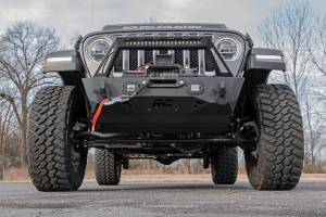 Rough Country - Rough Country Front Bumper - Stubby - Trail - Jeep Gladiator JT/Wrangler 4xe/Wrangler JK/Wrangler JL - 10597A - Image 6