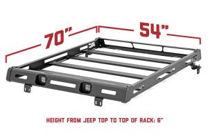 Rough Country - Rough Country Roof Rack - Jeep Wrangler JK (2007-2018) - 10605 - Image 2