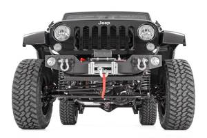 Rough Country - Rough Country Front Hybrid Stubby Bumper - Fog Mounts - Jeep Wrangler JK (07-18) - 1062 - Image 2