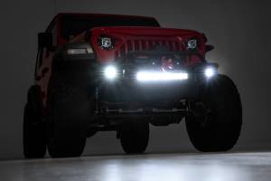 Rough Country - Rough Country Front Winch Bumper - Tubular - Skid Plate - Jeep Gladiator JT/Wrangler JK & JL - 10647 - Image 4