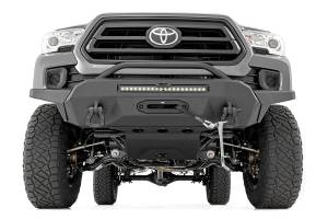 Rough Country - Rough Country Front Bumper - Hybrid - 20" Blk DRL LED - Toyota Tacoma 4WD (2016-2023) - 10729 - Image 3