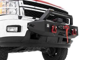 Rough Country EXO Winch Mount Kit - Chevy Silverado 2500 HD/3500 HD (11-19) - 10764