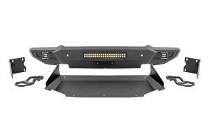 Rough Country Front Bumper w/Skid Plate & Tow Hooks - Ram 1500 (19-23) - 10808ATH