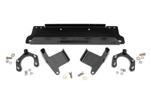 Rough Country - Rough Country Winch Mounting Plate - Factory Bmpr - Jeep Wrangler JK (2007-2018) - 1162 - Image 1