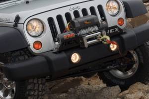 Rough Country - Rough Country Winch Mounting Plate - Factory Bmpr - Jeep Wrangler JK (2007-2018) - 1162 - Image 2