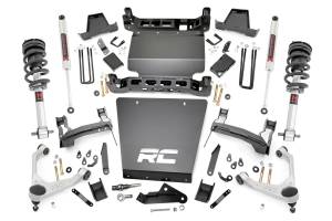 Rough Country - Rough Country 7 Inch Stamped Steel LCA Lift Kit - Forged UCA - Bracket - M1 Struts/M1 - Chevy/GMC 1500 (16-18) - 11640 - Image 1