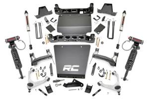 Rough Country 7 Inch Stamped Steel LCA Lift Kit - Forged UCA - Bracket - Vertex/V2 Shks - Chevy/GMC 1500 (16-18) - 11657