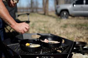 Rough Country - Rough Country Overland Collapsible Fire Pit Stainless Steel Grill Grate - 117517 - Image 5