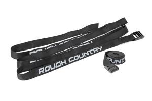 Rough Country - Rough Country Cargo Tie-Down Straps - Cam Buckle - 1" X 9' - Pair - 117702A - Image 2