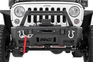 Rough Country - Rough Country FR Bumper - Stubby - Hoop - BLK LED - Jeep Gladiator JT/Wrangler JK & JL - 11826 - Image 3