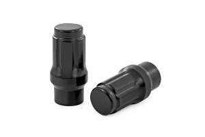 Rough Country - Rough Country M12 x 1.5 Lug Nut Set of 24 - Black - Closed End - Extended Thread - 121524BLET - Image 2