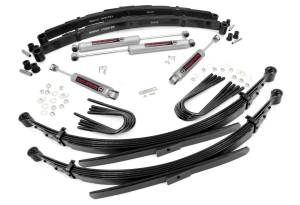 Rough Country 2 Inch Lift - 52 Inch Rear Springs - GMC C15/K15 Truck/Half-Ton Suburban (73-76) - 18530