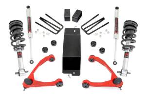 Rough Country 3.5 Inch Lift Kit - Forged UCA - M1 Strut - - Chevy/GMC 1500 (14-16) - 19440RED