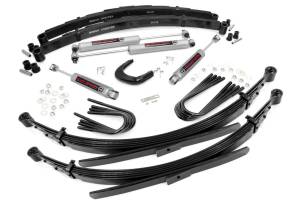 Rough Country 4 Inch Lift Kit - 52 Inch Rear Springs - GMC C15/K15 Truck/Half-Ton Suburban (73-76) - 19530