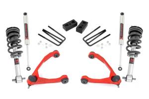 Rough Country 3.5 Inch Lift Kit - Cast Steel - M1 Strut - - Chevy/GMC 1500 (14-16) - 19840RED