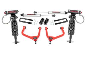 Rough Country 3.5 Inch Lift Kit - Vertex/V2 - GMC Sierra 1500 2WD/4WD (2019-2024) - 22657RED