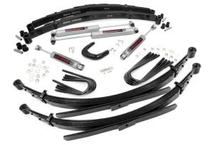 Rough Country 4 Inch Lift Kit - 52 Inch RR Springs - Chevy/GMC 3/4-Ton Suburban (88-91) - 250-88-9230