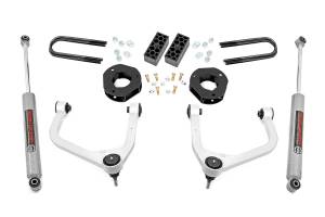 Rough Country 3.5 Inch Lift Kit - Rear Mono Leaf - Chevy Silverado 1500 2WD/4WD (2022-2023) - 28230