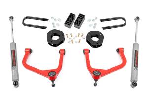 Rough Country 3.5 Inch Lift Kit - Rear Mono Leaf - Chevy Silverado 1500 2WD/4WD (2022-2024) - 28230RED