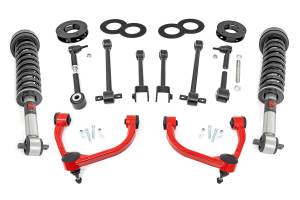 Rough Country 3 Inch Lift Kit - UCA - M1 Struts - Ford Expedition 4WD (2018-2023) - 40240RED